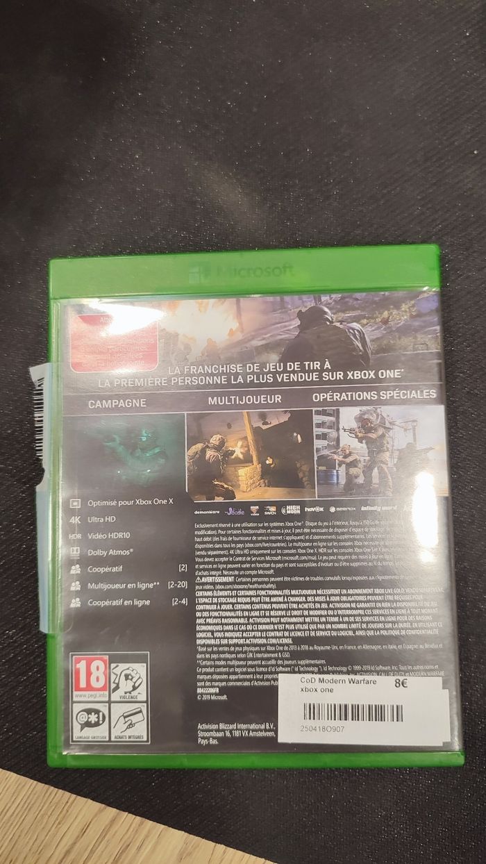 Call of duty modern Warfare Xbox one - photo numéro 4