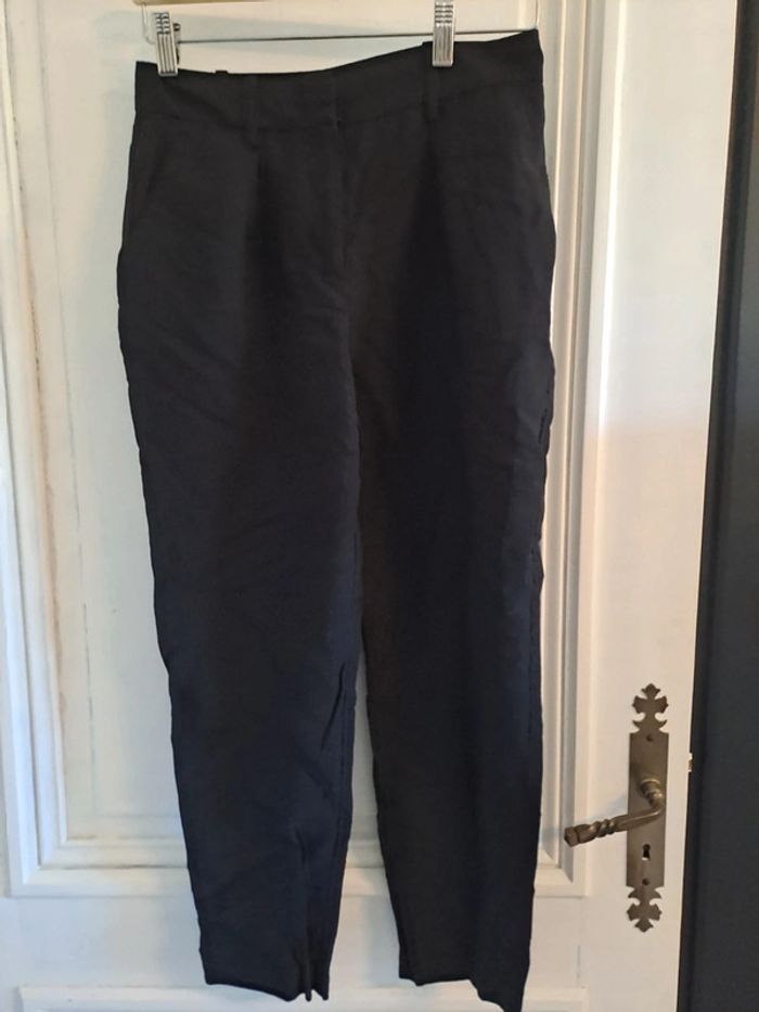 Pantalon promod en lin et lyocell