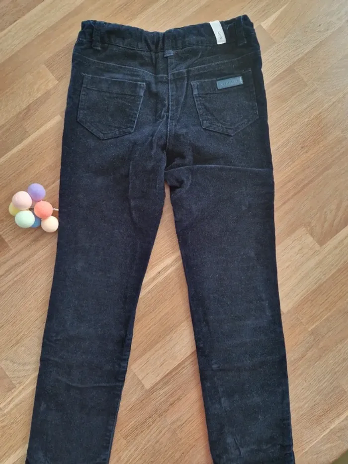 Pantalon slim en velours marine Jacadi 6ans - photo numéro 6