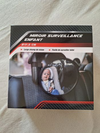 Miroir/rétroviseur pour voir bébé dans la voiture