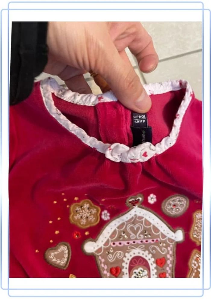 Pyjama velours 4 ans Sergent Major - photo numéro 2