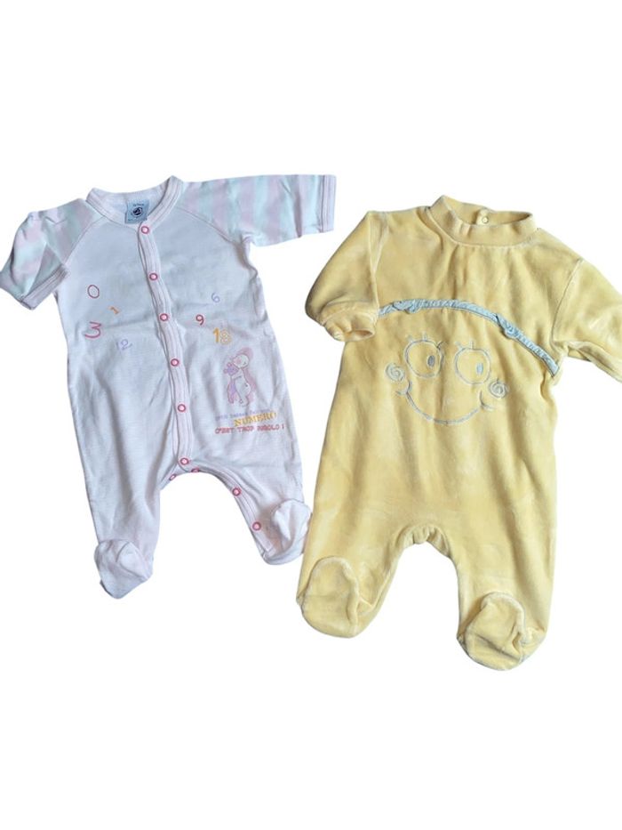 Lot pyjama bébé fille 1 mois - photo numéro 2