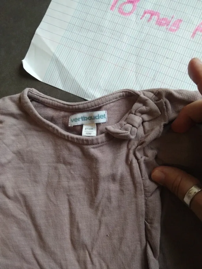 Robe sweat Vertbaudet - photo numéro 2