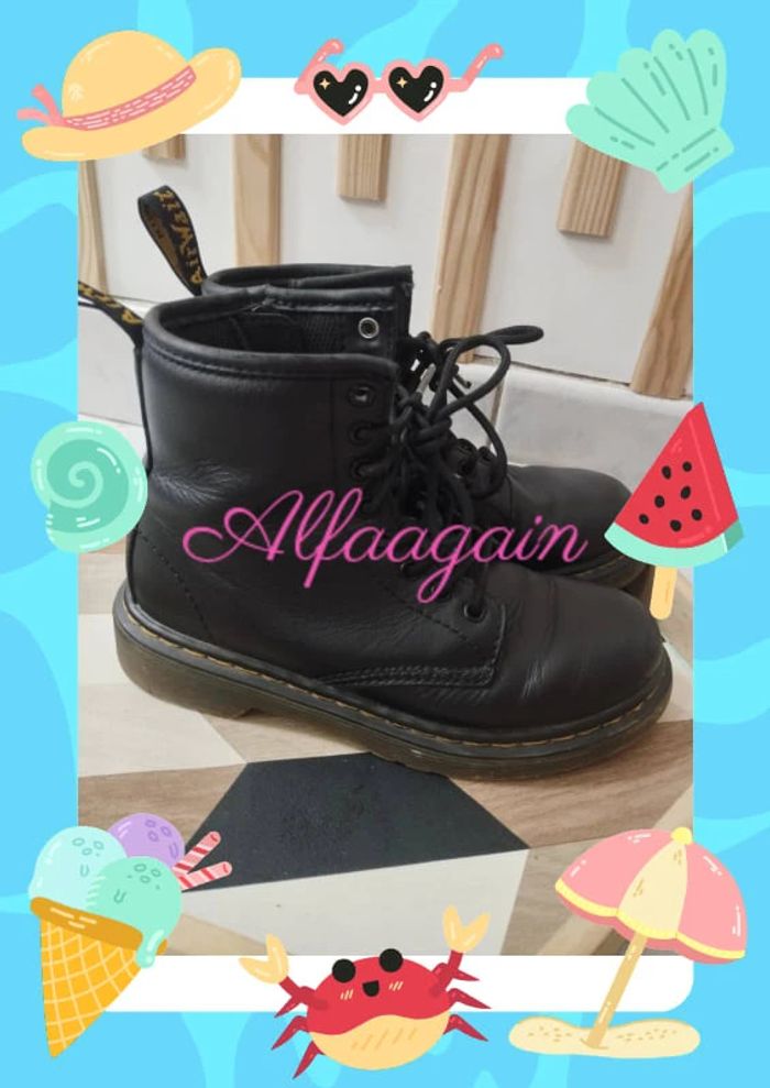 Bottines dr Martens noires 30 mixte - photo numéro 5