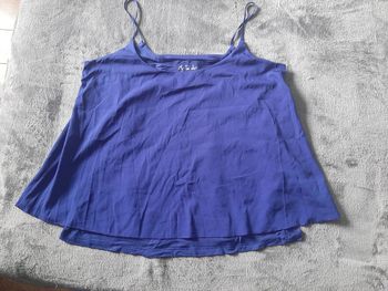 débardeur fines bretelles doublé