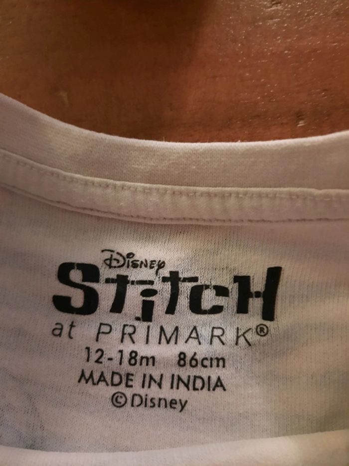 Pyjama coton 2 pièces Stitch Primark 12-18mois - photo numéro 3