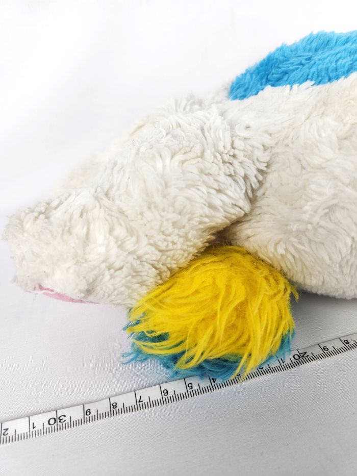 Peluche Popples Puffball Blanc - Mattel 1986 Vintage 30cm - photo numéro 9