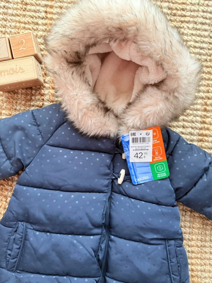 Manteau Obaibi 12mois / 74cm - photo numéro 2
