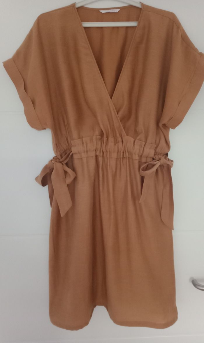 Robe courte Camel Camaïeu - photo numéro 2
