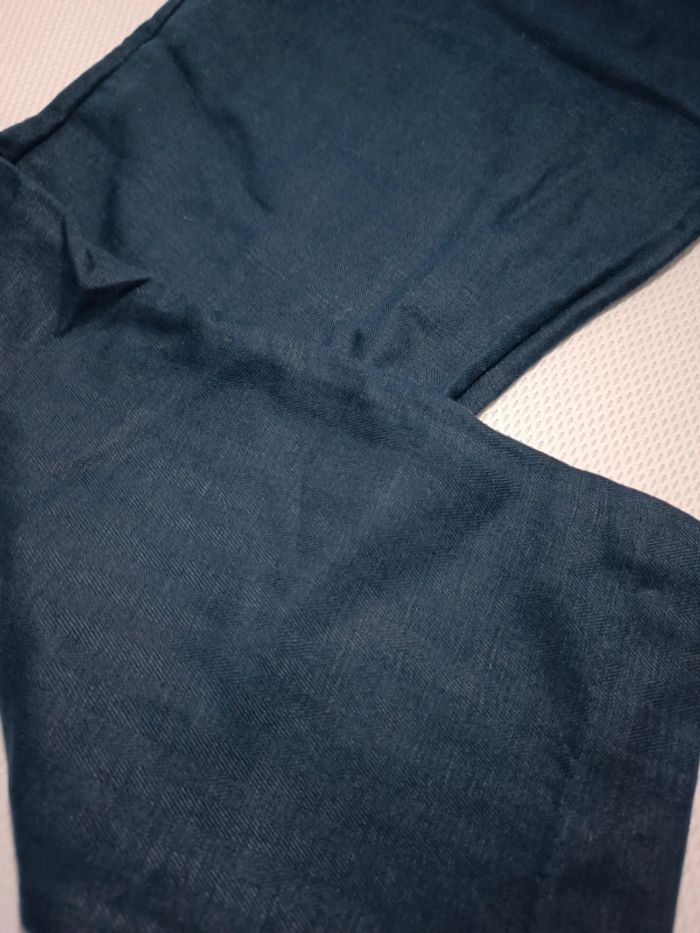 Pantalon toile bleu marine 44 - photo numéro 2
