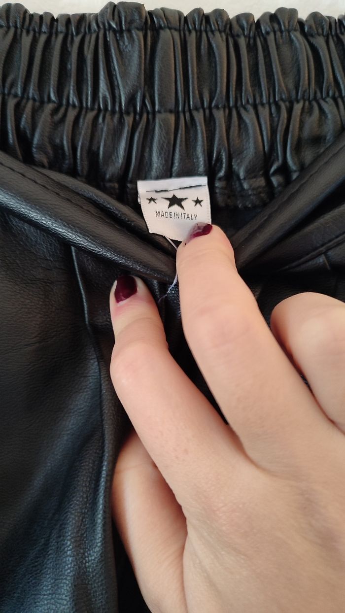 Jupe faux cuir XS - photo numéro 3