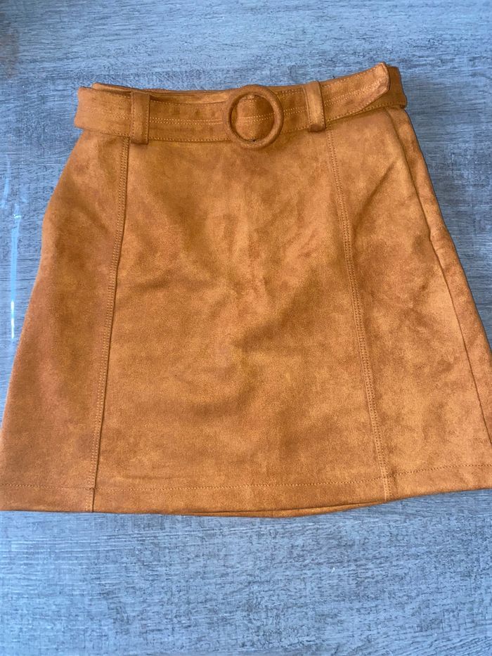 Jupe en suédine
