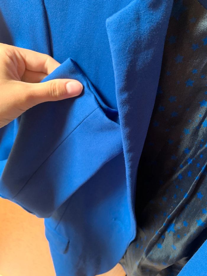 Blazer bleu taille M - photo numéro 4