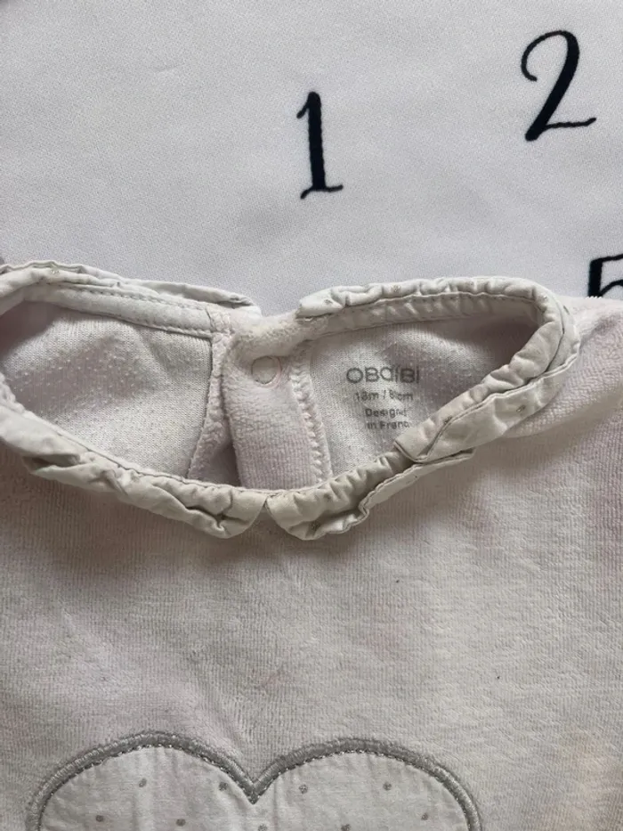 Lot de 2 pyjamas bébé fille – Obaïbi – Taille 18 mois - photo numéro 5