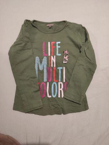 Maillot ML vert in extenso T6A