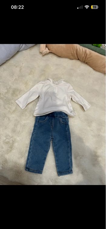 Ensemble fille 3 mois 
