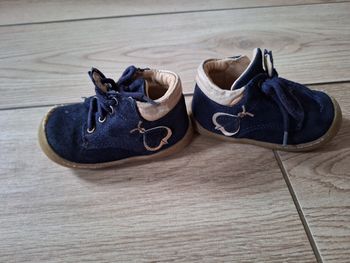 Bottines bébé fille bleues marines 20