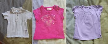 3 T-shirts 12 mois
