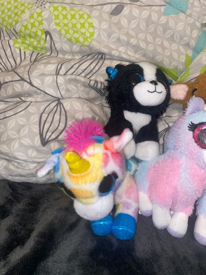 Lot de trois paires de doudous jumeaux/peluche pour jumelles - photo numéro 2