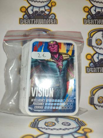 Lot de Cartes Marvel Leclerc