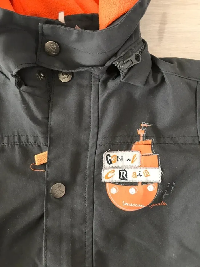manteau à capuche mi-saison - photo numéro 2