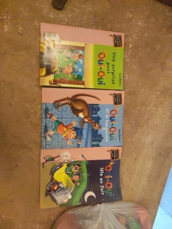 Lot de 3 livres la bibliothèque rose Oui oui