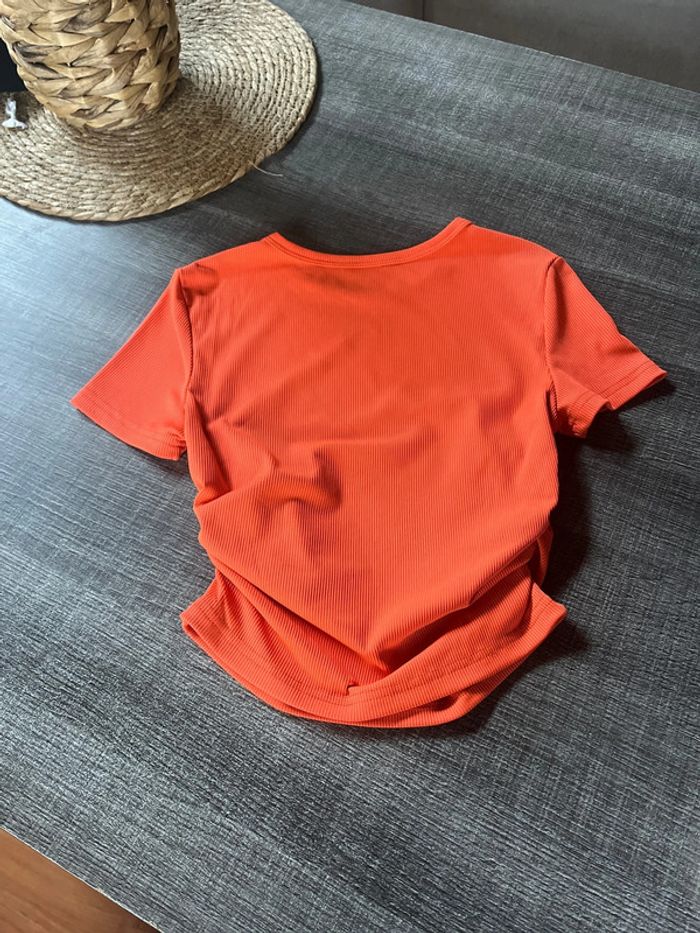 CROP, top Couleur, orange, taille XS - photo numéro 3