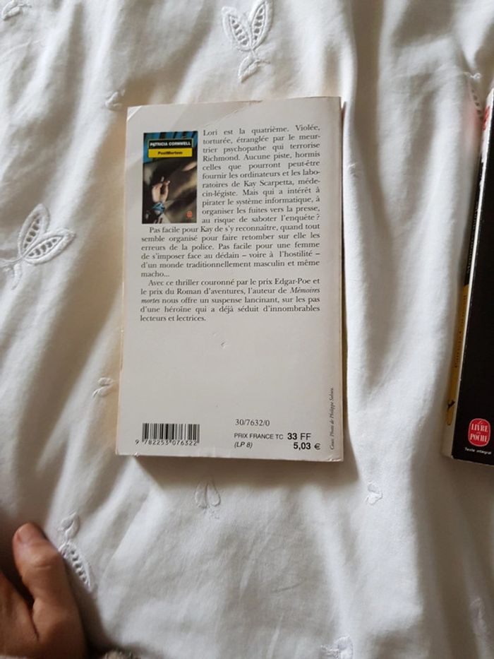 3 premiers tomes de la collection Scarpetta par Cornwell - photo numéro 5