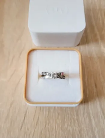 Jolie bague en argent taille 54