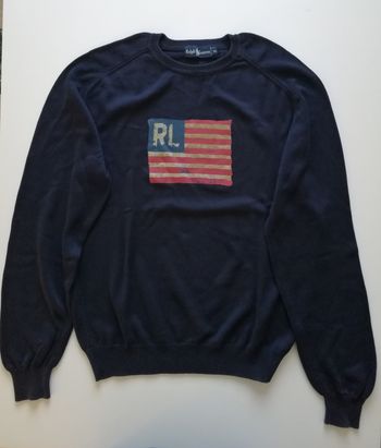 Pull Ralph Lauren bleu marine très bon état taille xl