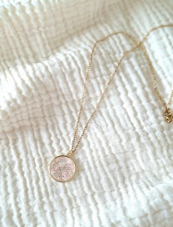Collier fleurs séchées 