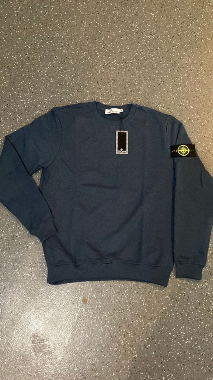 Sweat-shirt Stone Island Bleu Marine
