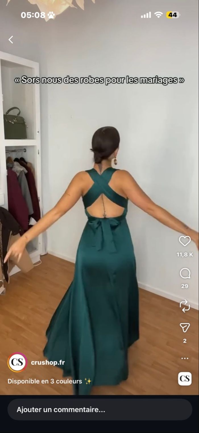 Robe vert sauge - photo numéro 9