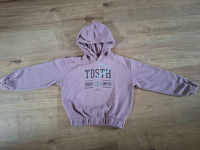 Sweat-shirt à capuche violet Teddy Smith 12 ans