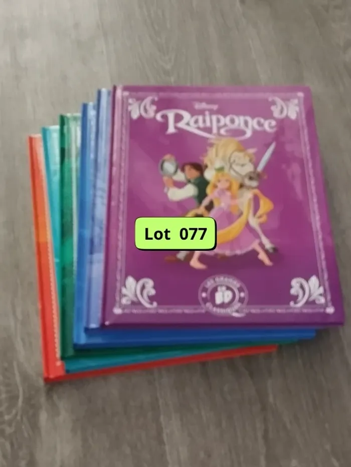 Lot de 6 livres Disney les grands classiques en BD L077