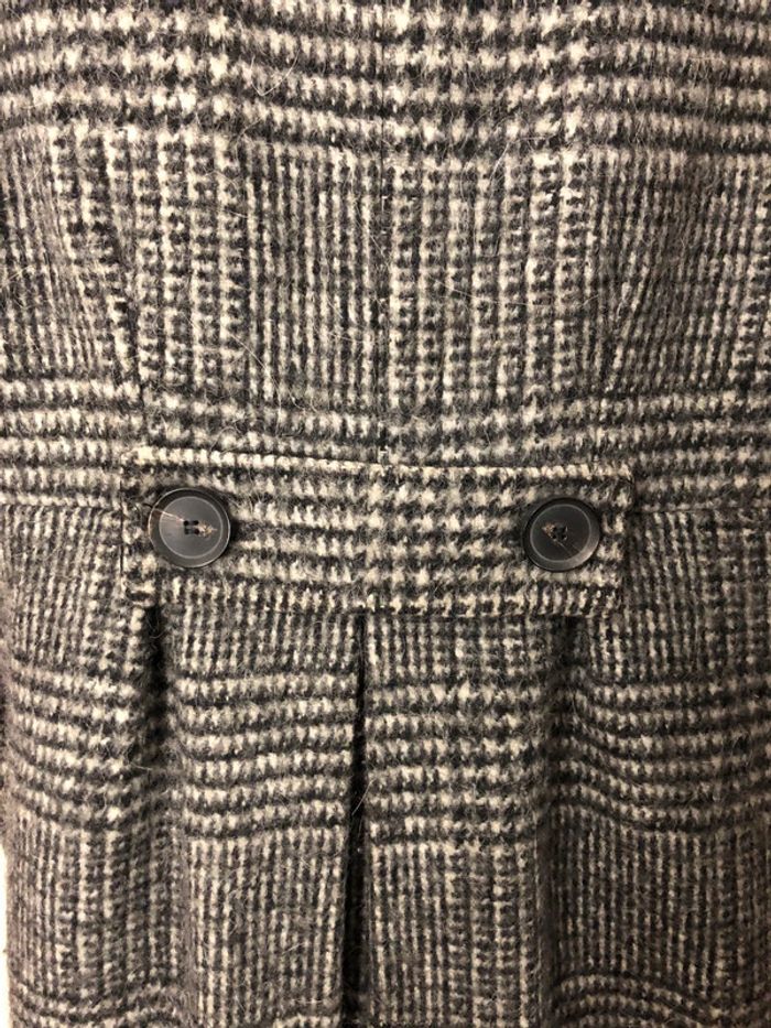 🖤Joli manteau à carreaux en laine alpaga Zara vintage 2000 Y2K wool alpaca coat🩶 - photo numéro 10