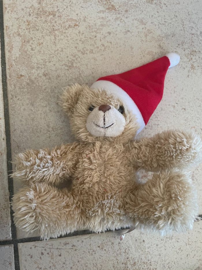 Petite peluche ourson Noel