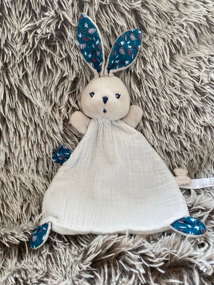 Doudou lapin plat kaloo k’doux