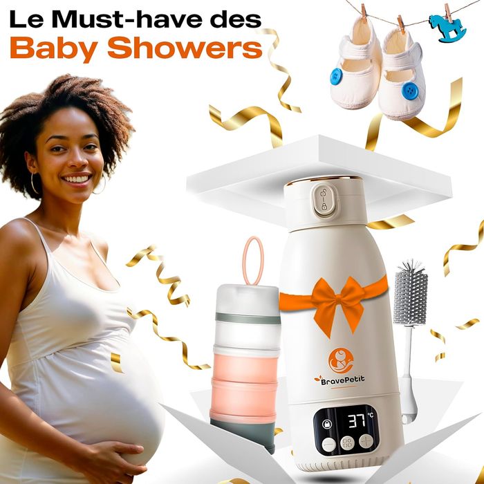 NEUF - Lot Chauffe Biberon Nomade BravePetit + Accessoires (Boîte doseuse / Brosse) - photo numéro 5