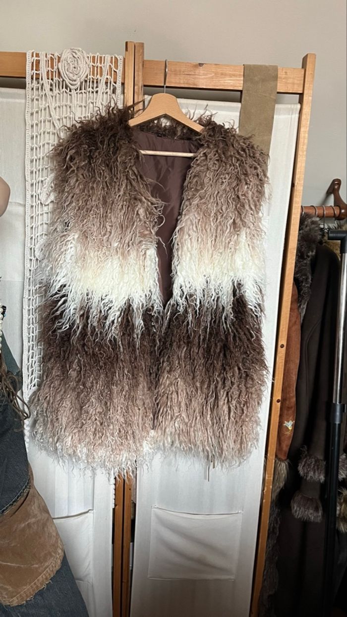 Gilet fourrure dégradée y2k - photo numéro 7