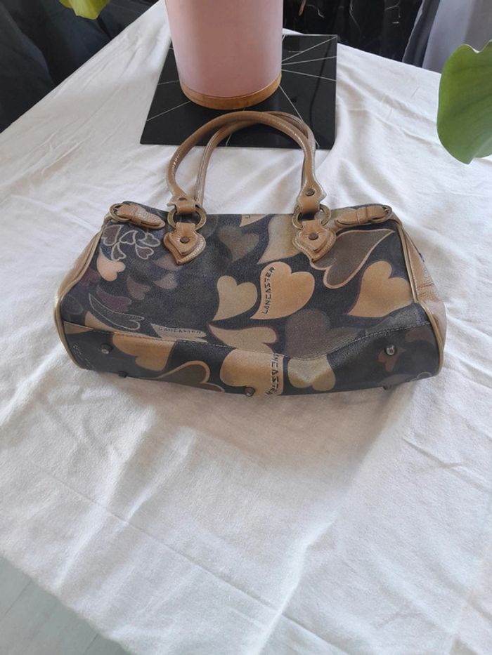 Très beau sac en cuir a motifs vintage Lancaster - photo numéro 2