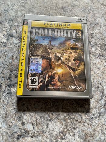 call of duty 3 en marche vers paris  ps3