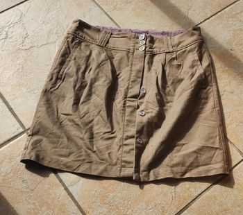 Jupe marron a bouton t40/42 Mexx
