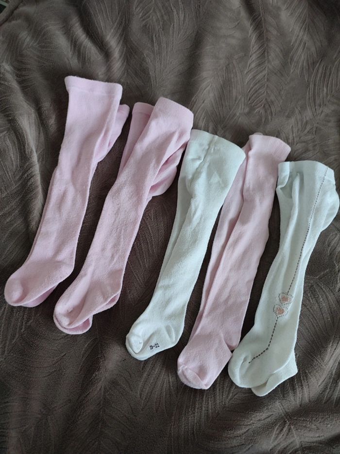 Lot de 5 collants 19/22