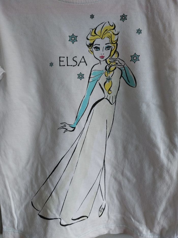 Tee-shirt Reine des Neiges 6 ans - photo numéro 2