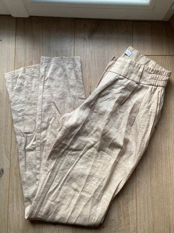 Pantalon rose saumon scintillant