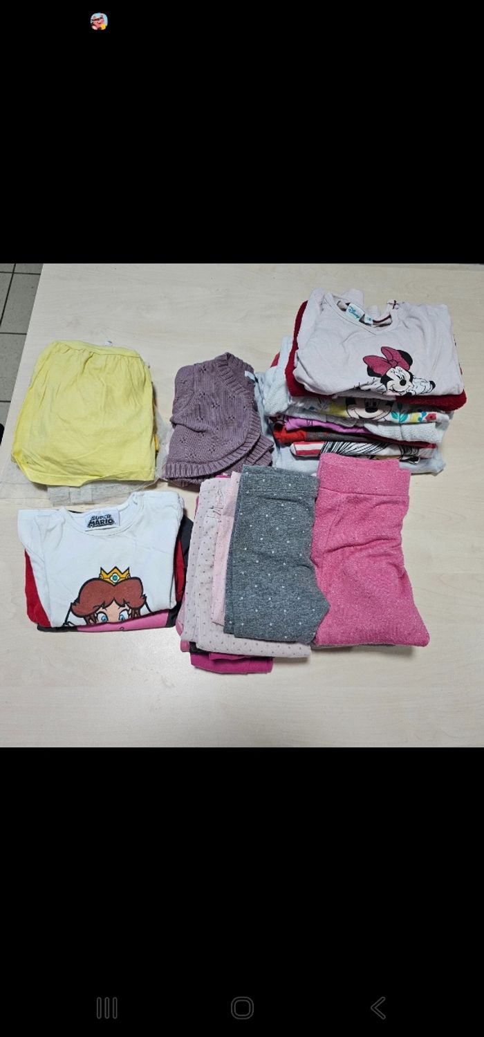 Lots de vêtements fille