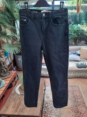 Jeans mom noir