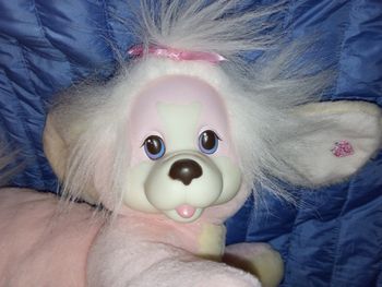 chien  rose peluche doudou vintage de 1991 35 ans en 2026 Puppy Surprise Hasbro