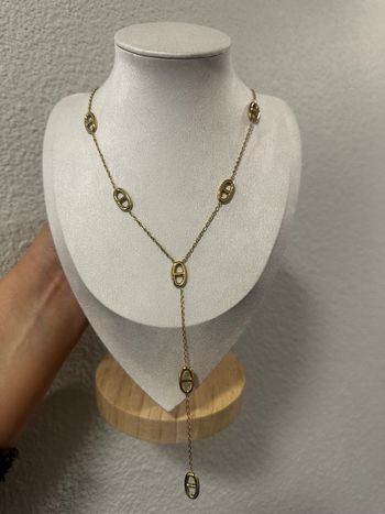 Collier y maille marine 